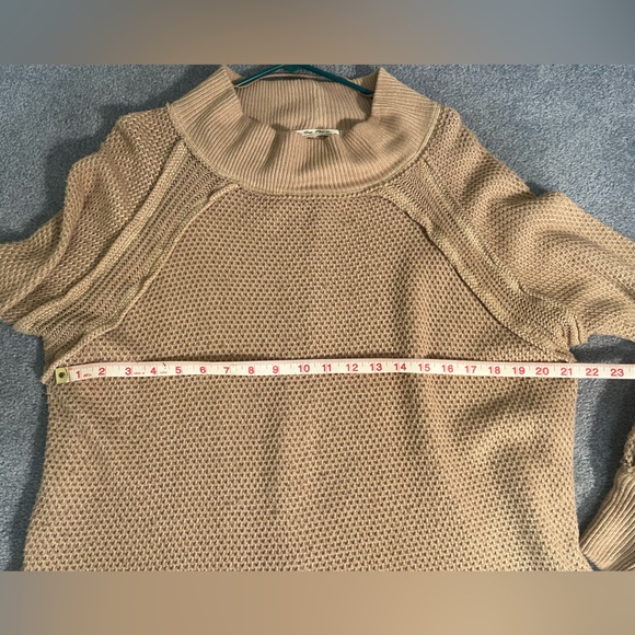 We The Free Tan Cowl Neck Sweater - Picture 6 of 6